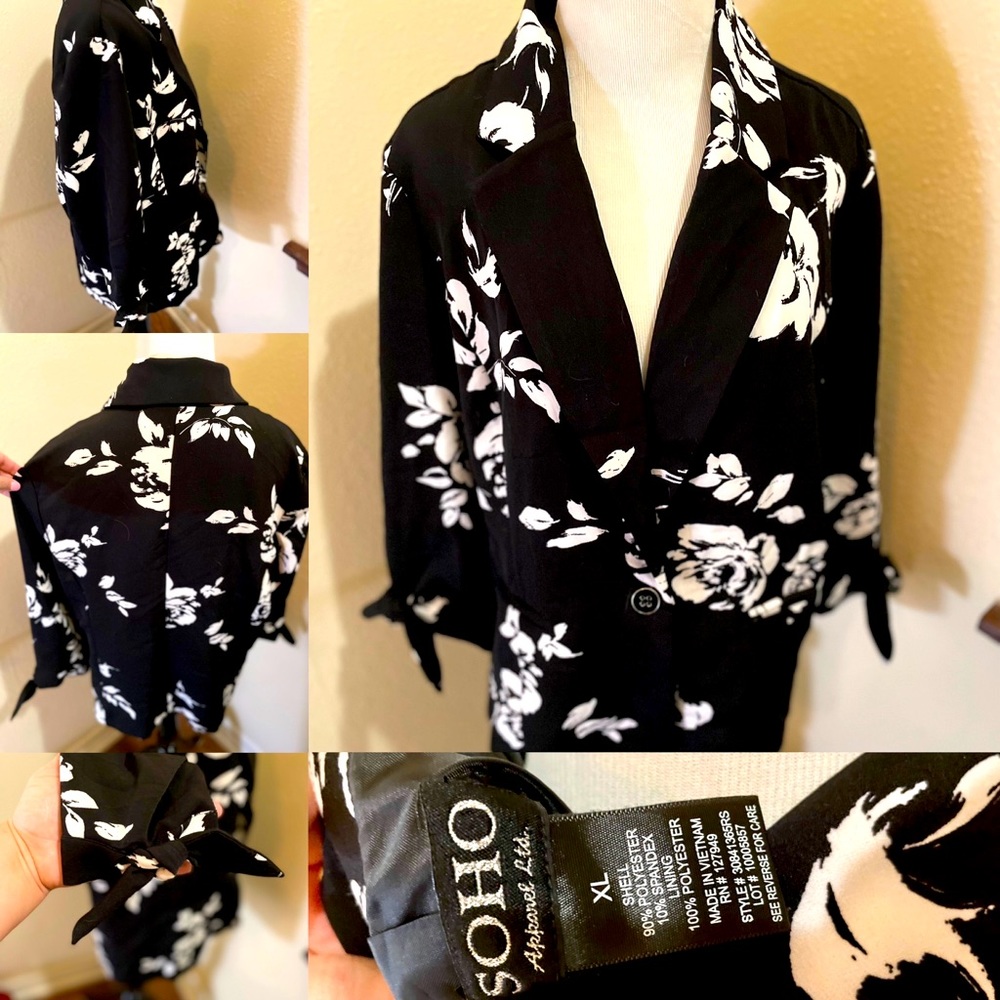 Nice Floral Coat Size XL